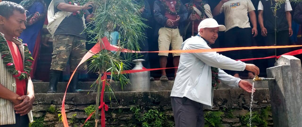 चार सय घरमा खानेपानीको सुविधा