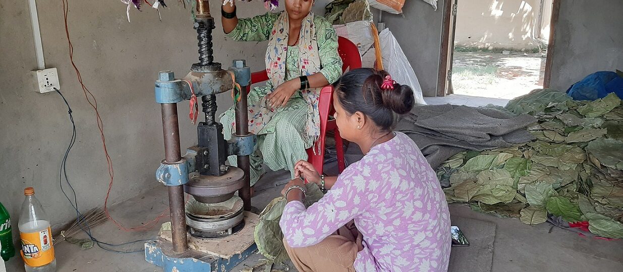 दुनाटपरी बनाएर आत्मनिर्भर बने महिला समूह