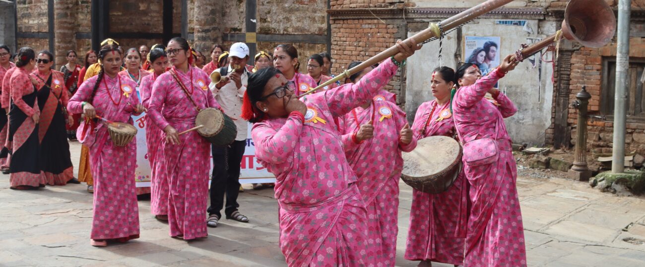 विवाहमा बाजा बजाएर वार्षिक तीन लाख आम्दानी गर्दै पाल्पाका महिला
