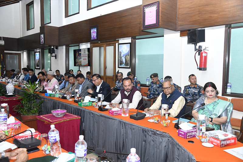 विपद् व्यवस्थापनका लागि सहकार्य र समन्वय गर्नुपर्नेमा जोड