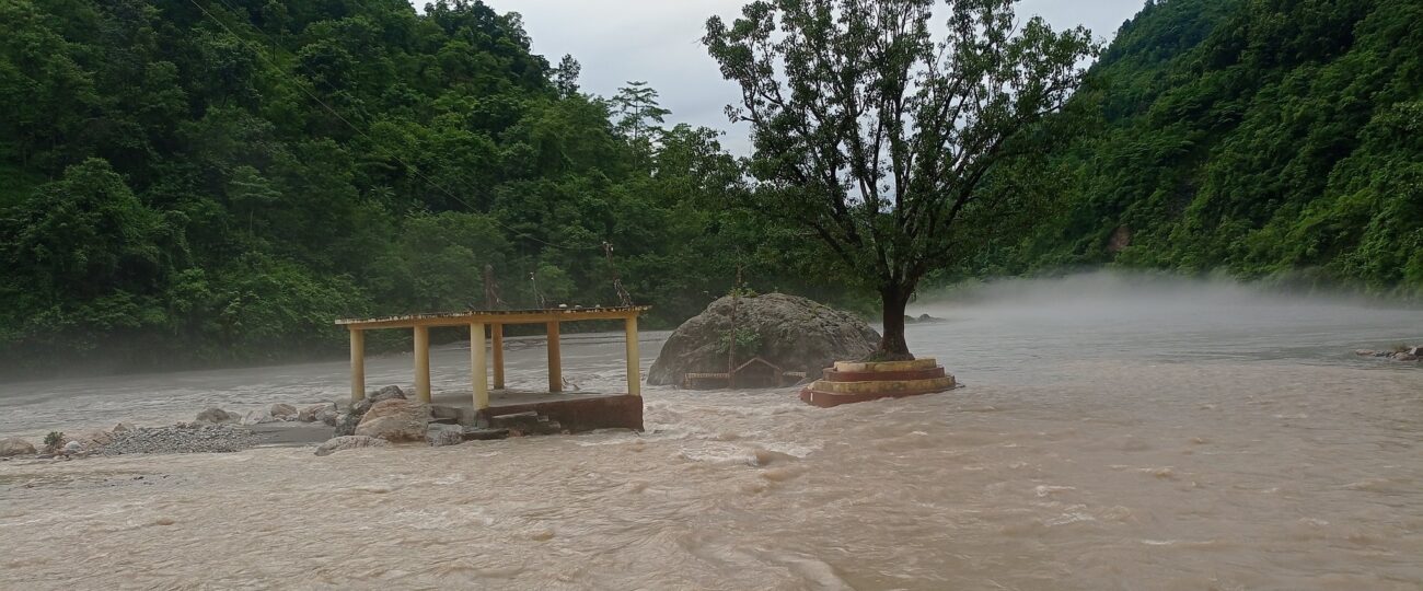 कालीगण्डकीको बहाब यस वर्षकै उच्च विन्दुमा, शालिग्राम शिला डुबानमा