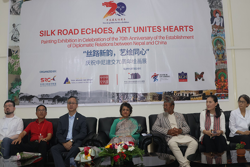 काठमाडौँमा नेपाल–चीनबीचको संयुक्त कला प्रदर्शनी सुरु