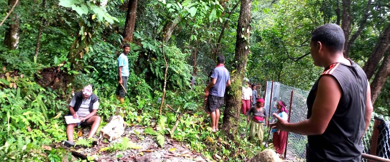 पर्यटकीयस्थल गङ्गा खोला संरक्षण गर्न श्रमदान अभियान