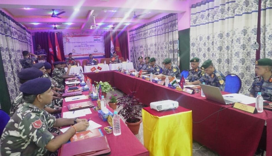 भारत र नेपालका सुरक्षा अधिकारीबीच सीमा समन्वयात्मक बैठक सम्पन्न