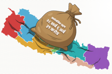 साढे ६ वर्षमै दोब्बर भयो सार्वजनिक ऋण, प्रतिव्यक्ति भार १ लाख नजिक