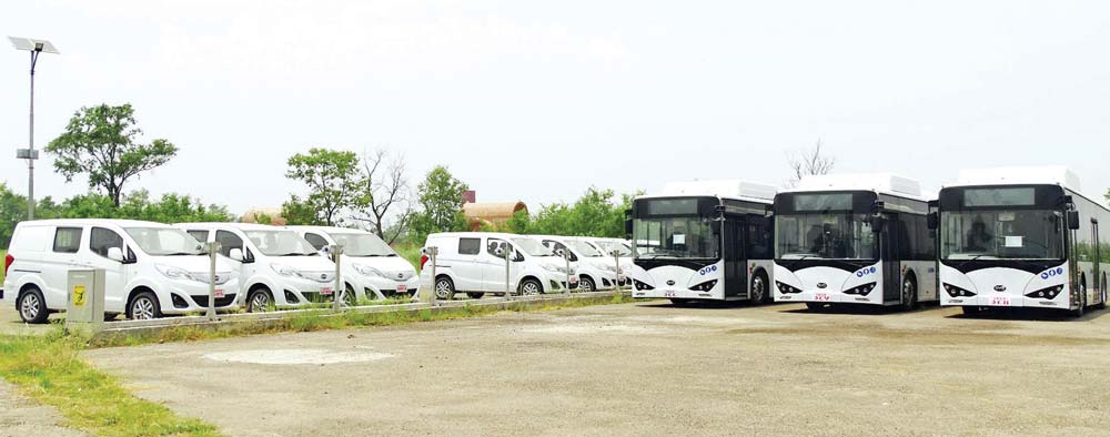 थन्किए लुम्बिनीका हरिया बस