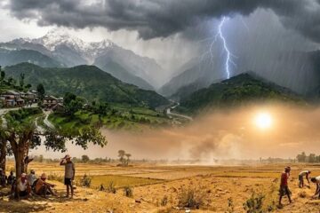 पश्चिमी वायुको प्रभावः तराईमा तातो दिन, पहाडमा वर्षा