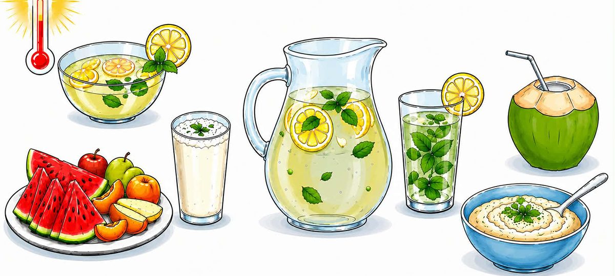 गर्मीमा ताजा, झोलिलो र पोषिलो खाना खान चिकित्सकको सुझाव
